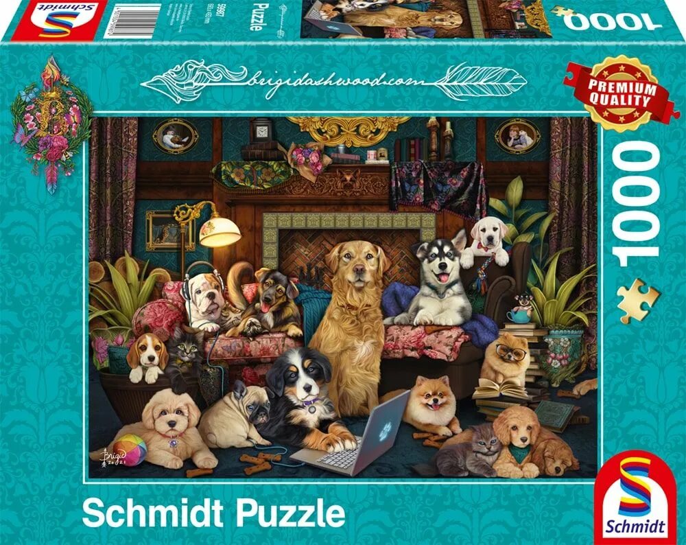 Пазл б. Schmidt пазл 1000 элементов на письменном столе. Schmidt Puzzle Panda. Schmidt Puzzle Kitchen Zoo.