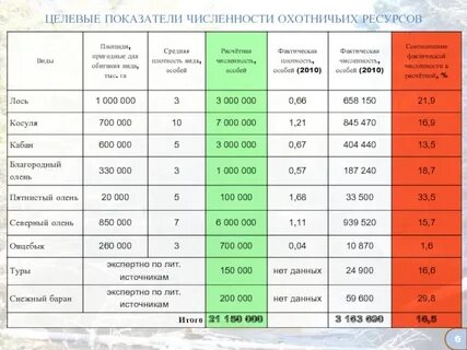 Охотничьи ресурсы виды охоты