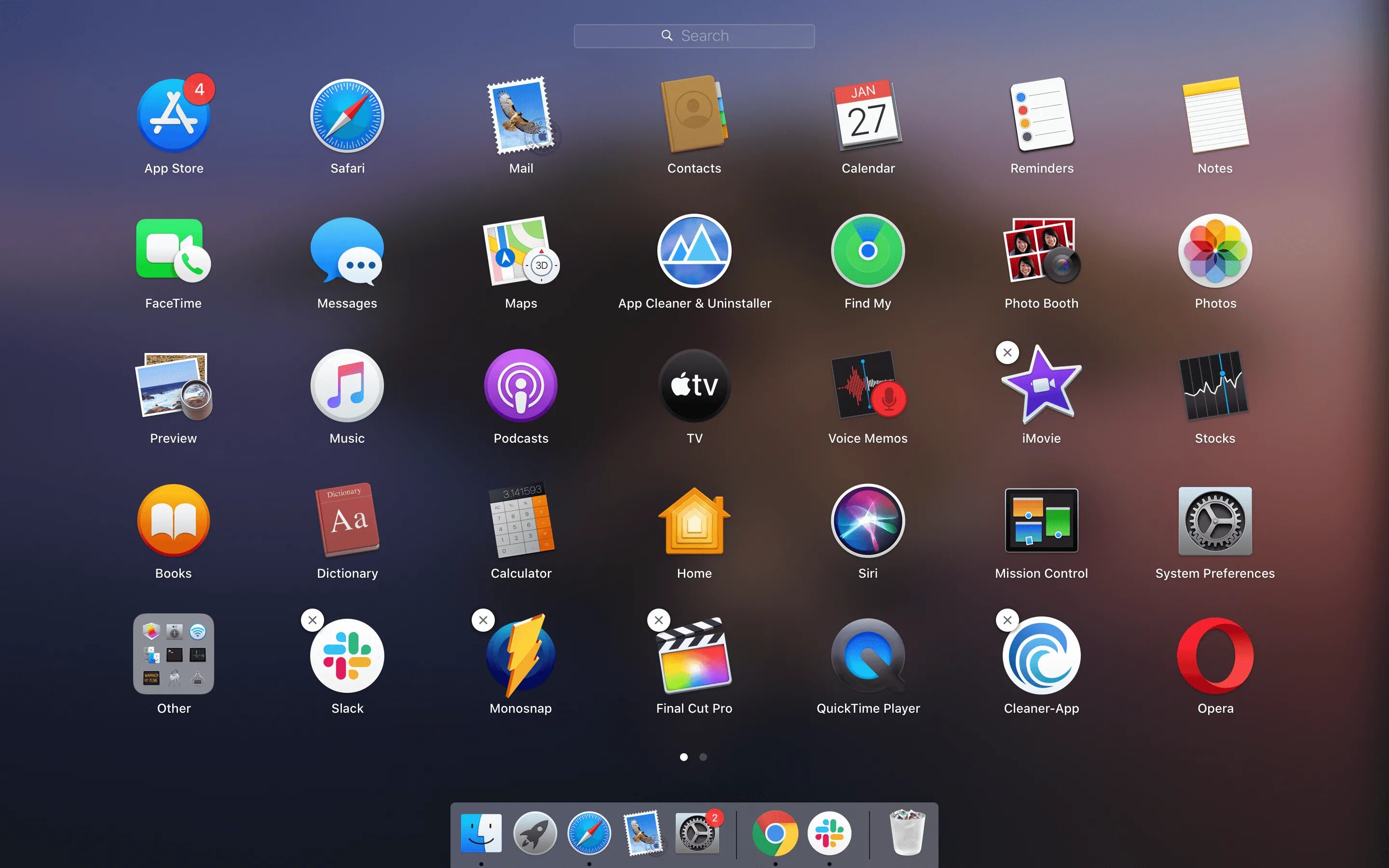 How to delete apps