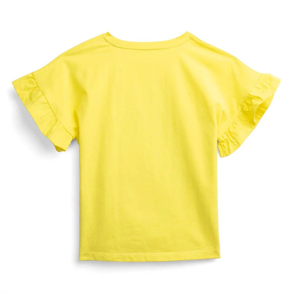 Детский футболки для девочек. Футболка для девочки желтая. Футболка для девочки обычная желтая. Желтая майка для девочки. Желтая футболка для девочки.