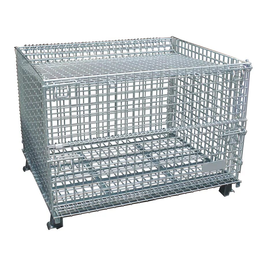 Foldable Storage Steel wire Mesh. Контейнер сетчатый паллетный. Ящики сетка металл паллет 500*300*500 усиленный.