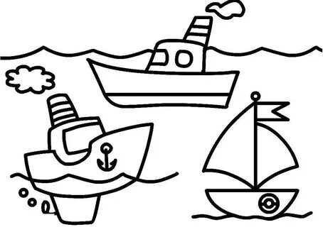 Online coloring pages ships, Coloring pages for kids.