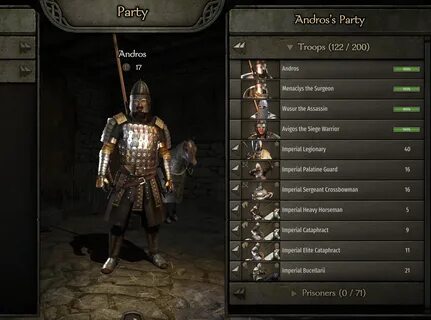 Bannerlord отряды