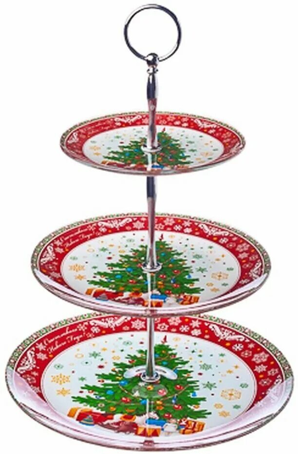 двухъярусная посуда. фруктовница 3-х ярусная thun. фруктовница 3-х ярусная (32*28*52см) sh-34529. трианон. тарелка с закусками.