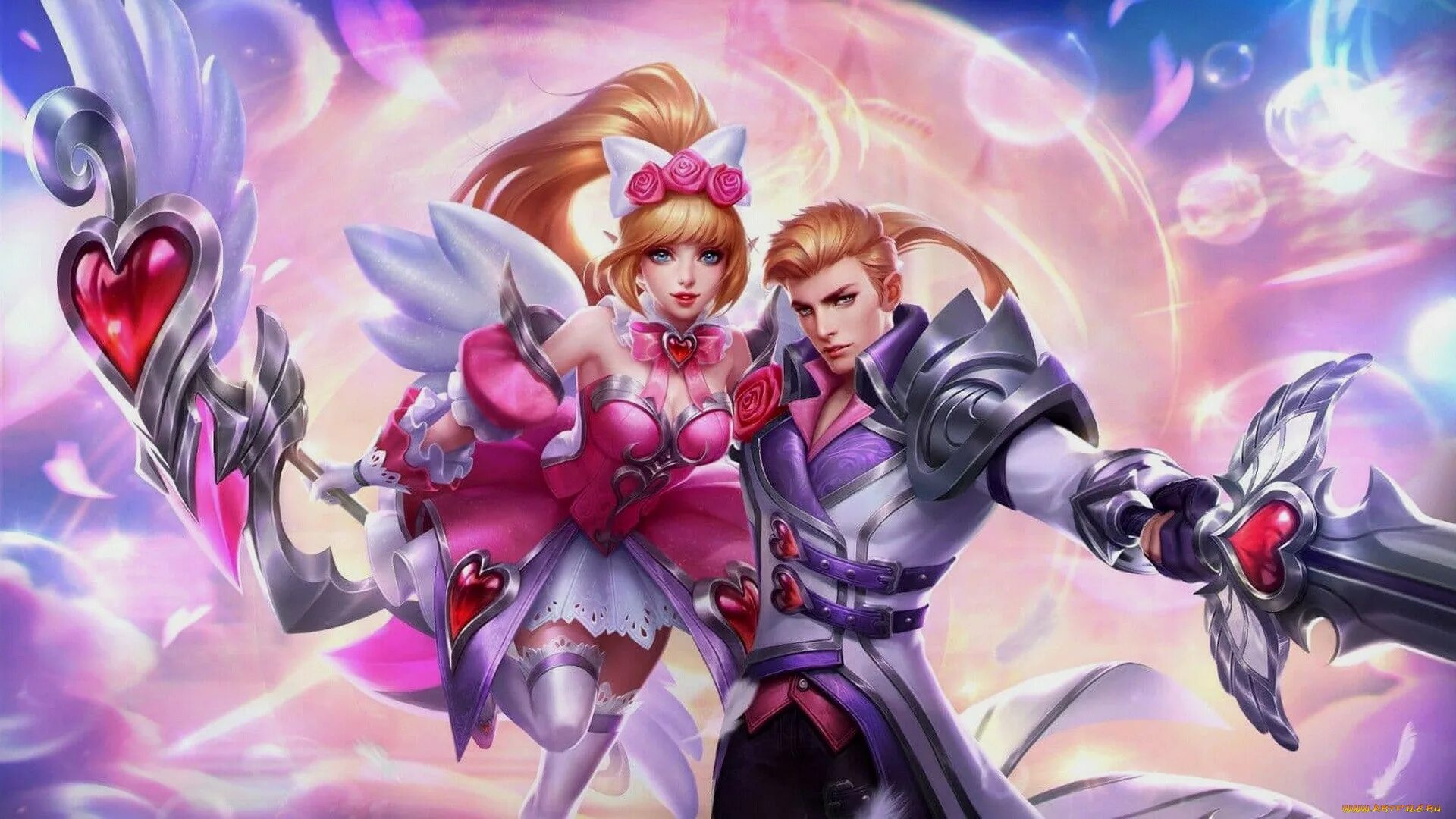 Mobile legends видео. Мия mobile legends. мия и алукард mobile legends. mobile legends bang bang валентина. одетта mobile legends.