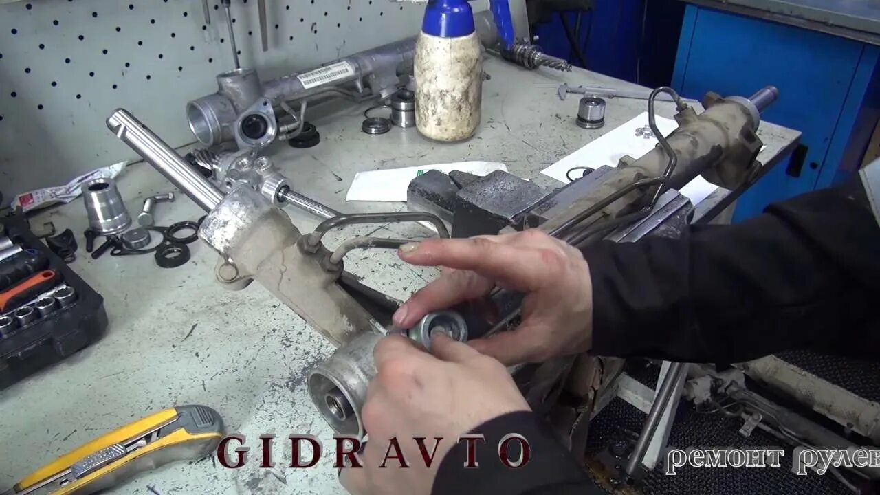 Как прокачать рулевую рейку