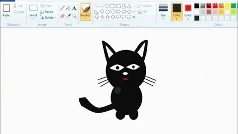 Картинка без фона в paint