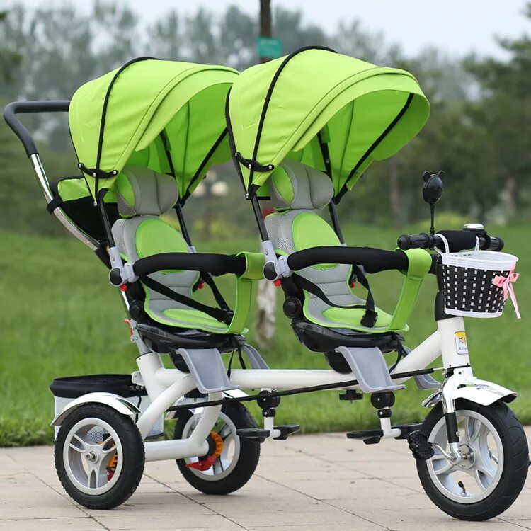 Велосипед трехколесный двойняшки Барс. Двухместный трехколесный велосипед. Детские двухместные велосипеды. Велосипед для двойняшек.