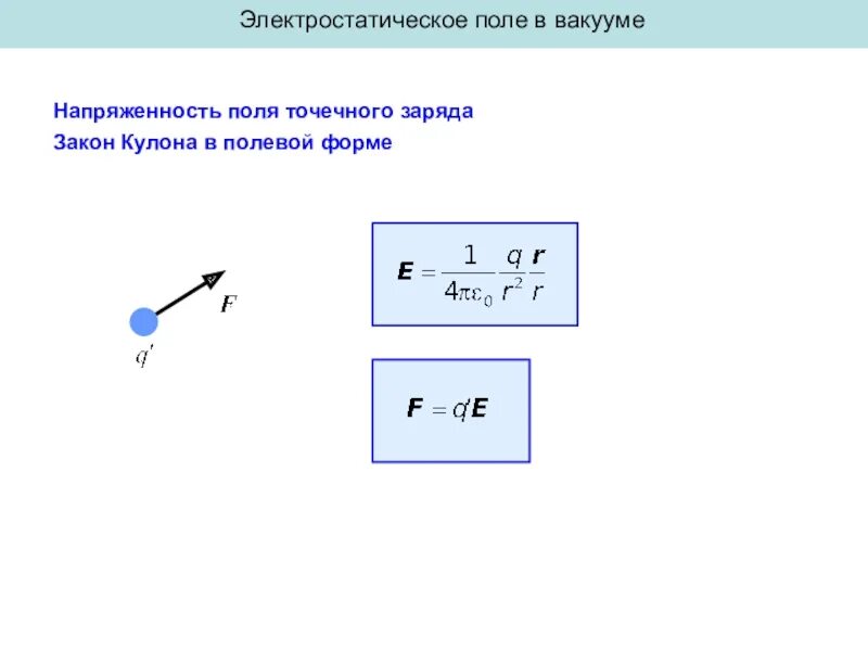 Потенциал электрического поля точечного заряда в вакууме. Модуль напряженности внешнего электрического поля в вакууме. Поле точечного заряда формула в вакууме потенциал. Напряженность поля точечного заряда. Как изменится напряженность поля точечного заряда q