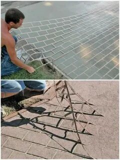 Трафарет для дорожек