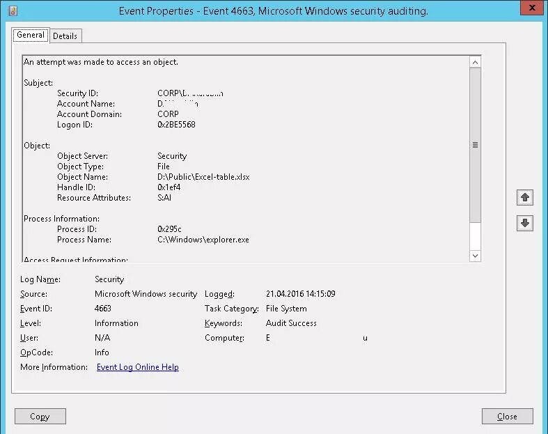 Аудит безопасности Windows. Event ID. Настройка аудита файлов на виндовс 7. Windows Security log quick reference. Код события 3