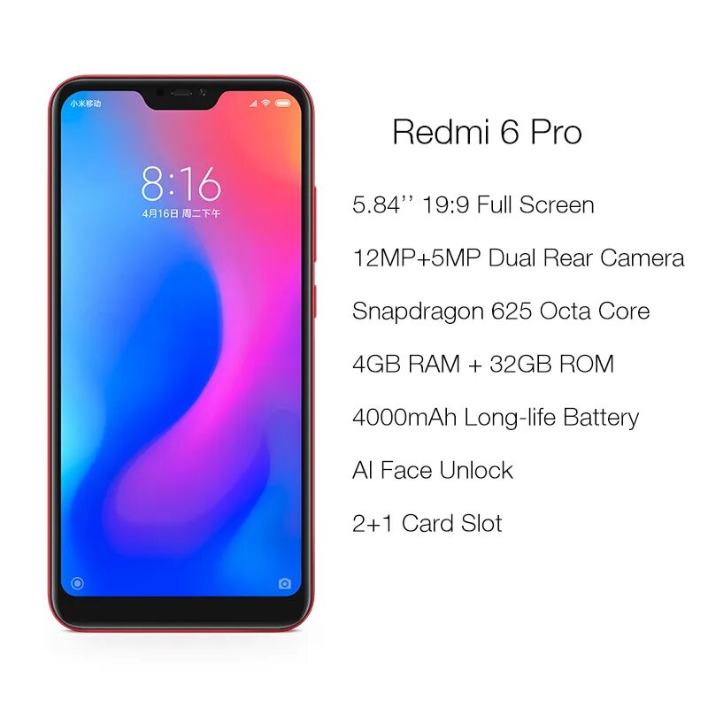 Redmi 6 pro характеристики