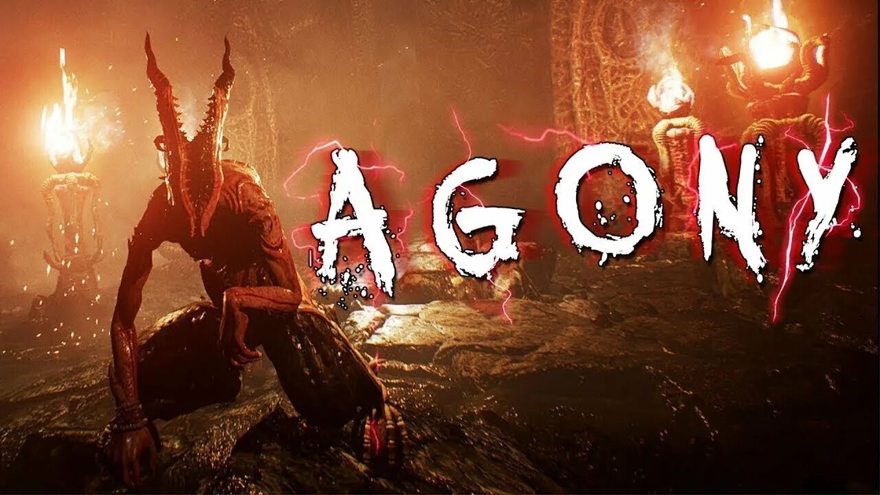 Agony надпись.