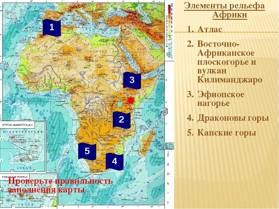 Какие объекты расположены на территории африки. Горы нагорья Плоскогорья Африки 7 класс. Восточно африканское Нагорье на карте Африки. Восточно-африканское плоскогорье на карте Африки. Физическая карта Африки Восточно африканское плоскогорье.