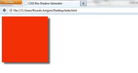 Box shadow generator
