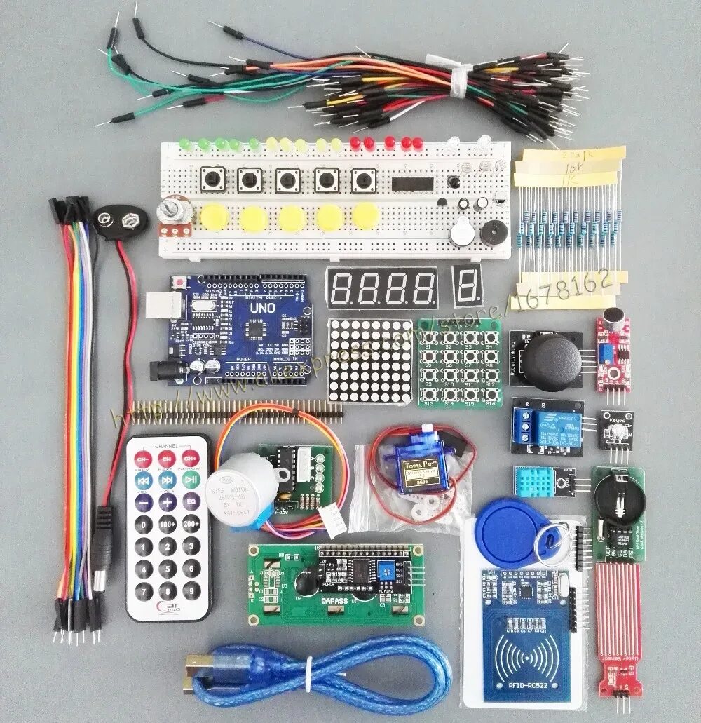 Набор Starter Kit Arduino uno r3. RFID Starter Kit for Arduino uno r3. Набор ардуино uno r3 RFID Kit.. Стартовый набор для Arduino uno r3, RFID. Набор starter kit