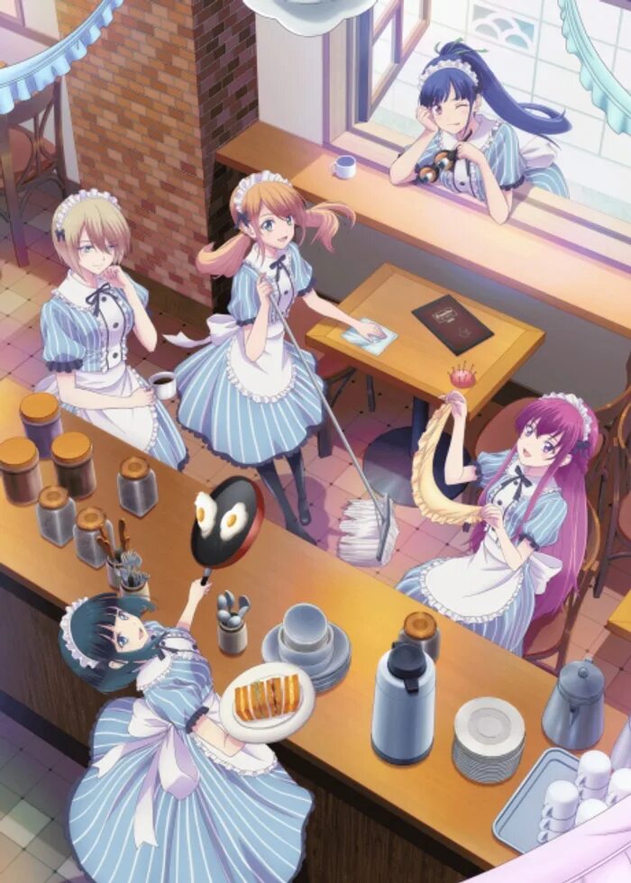 The cafe terrace. Терраса кафе богинь / megami no cafe terrace.
