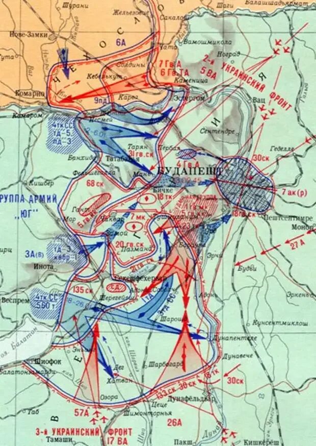 Будапештская наступательная операция 1944. Освобождение Будапешта карта. Будапештская операция 1945 карта. Освобождение Будапешта карта 1945. Контрудар котельниковской группировки немецко фашистских войск