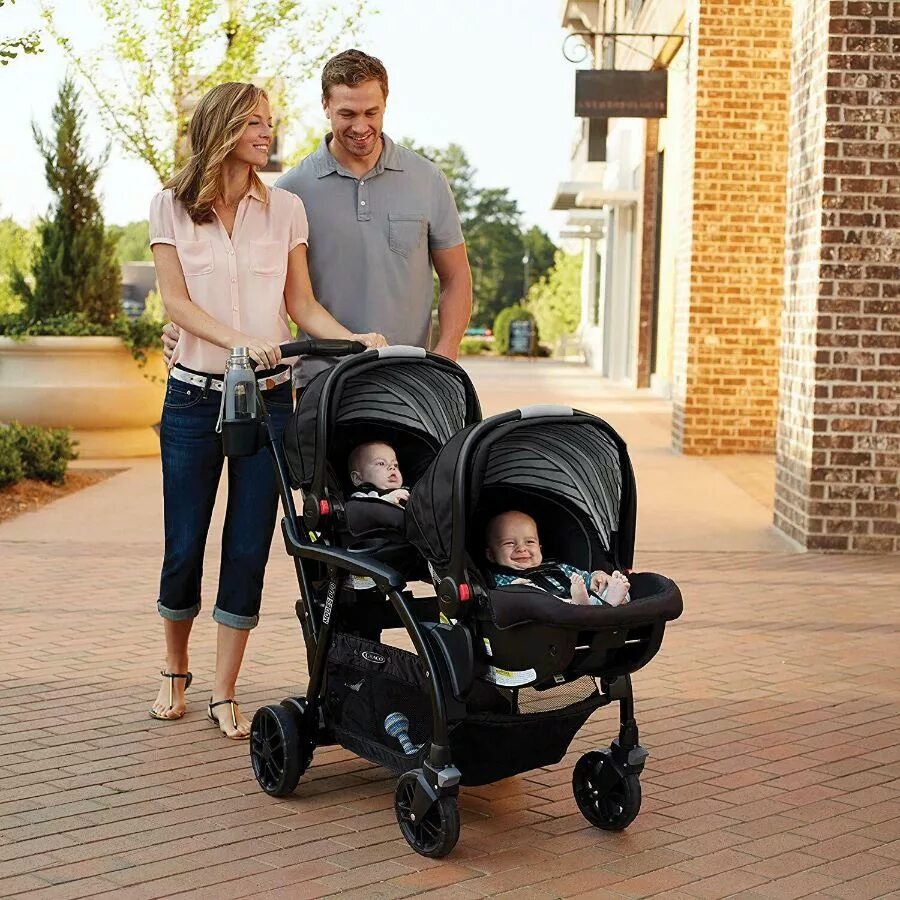 Прогулочная коляска для ребенка 2 года. Коляска graco двойная. graco коляска для двойни modes duo. коляски для новорожденных graco. коляска graco для двоих.