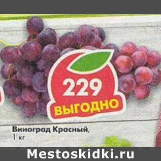 Виноград пятерочка