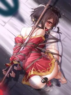 ginklaga, megumin, kono subarashii sekai ni shukufuku wo!, anal, bondage, p...