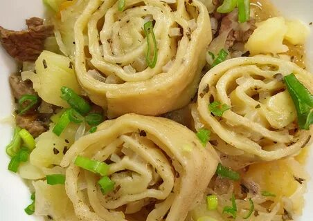 Приготовить в тесте картошку с мясом
