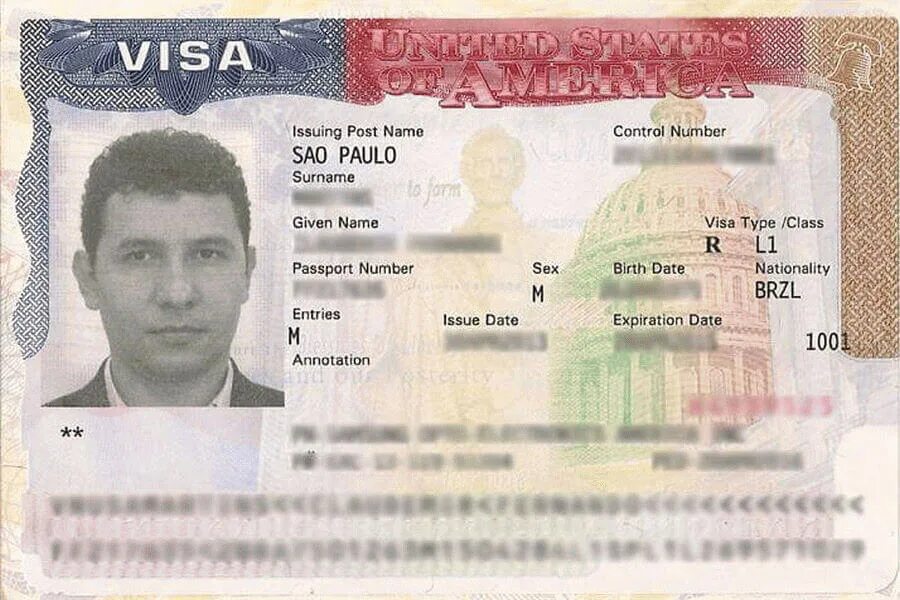 B visa