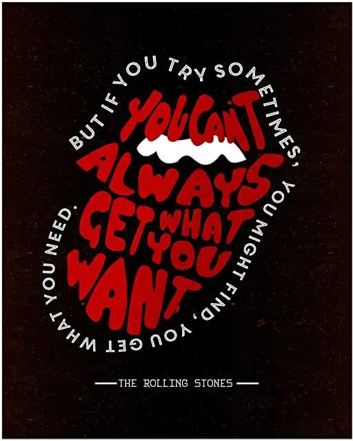 Rolling Stones you can't always get what you want. Miss you (Rolling Stones Song) Art.