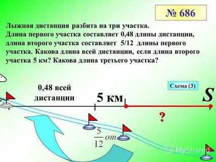 Два участка шоссе одинаковой длины взялись