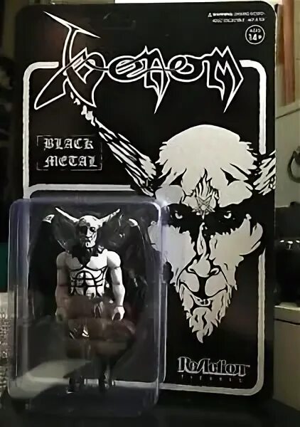 Super7 Goat head Venom. Venom Black Metal LP.