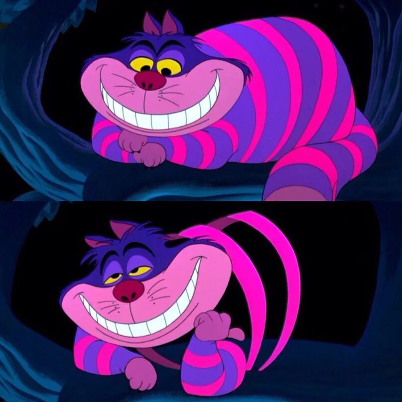 Чеширский кот из алисы в стране чудес. Фиолетовый кот из мультика. Чеширский кот из мультика. Чеширский кот из алисы улыбка. Чешир дисней.