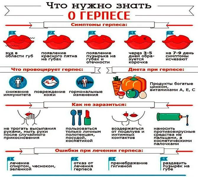 Стадии проявления герпеса на губах. Чем лечить простулу на ГУ аз. Герпес на губе лечение домашними средствами