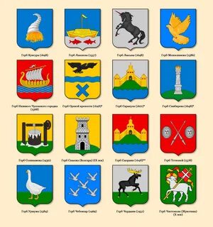 Третий Рим. Геральдика Русского Царства в XVII веке. Часть VI. Гербы городов, кр