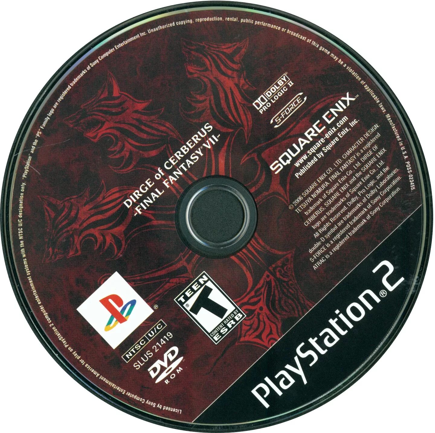 Final Fantasy 7 ps2 обложка. Dirge of Cerberus Final Fantasy VII ps2. Final Fantasy 7 ps2. Final Fantasy 7 диск. Диска final fantasy