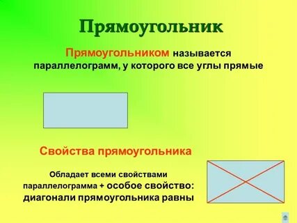 Какой четырехугольник называется прямоугольным