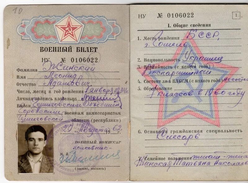 Как изменить категорию в военном билете. Военный билет отличник советской армии. семейное положение в военном билете. рвк в военном билете. гражданская специальность в военном билете.