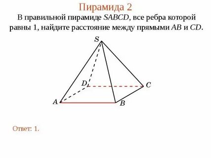 Пирамида sabcd