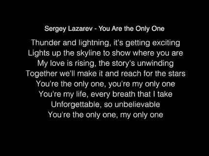 He is the only one