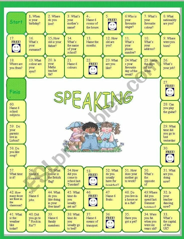 To be game for anything. Speaking board game. speaking board game intermediate. board game esl speaking. board game english.