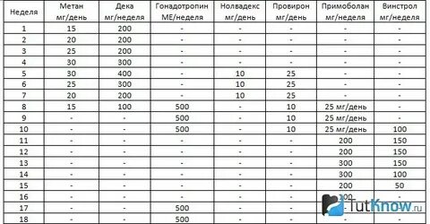 Гонадотропин на курсе