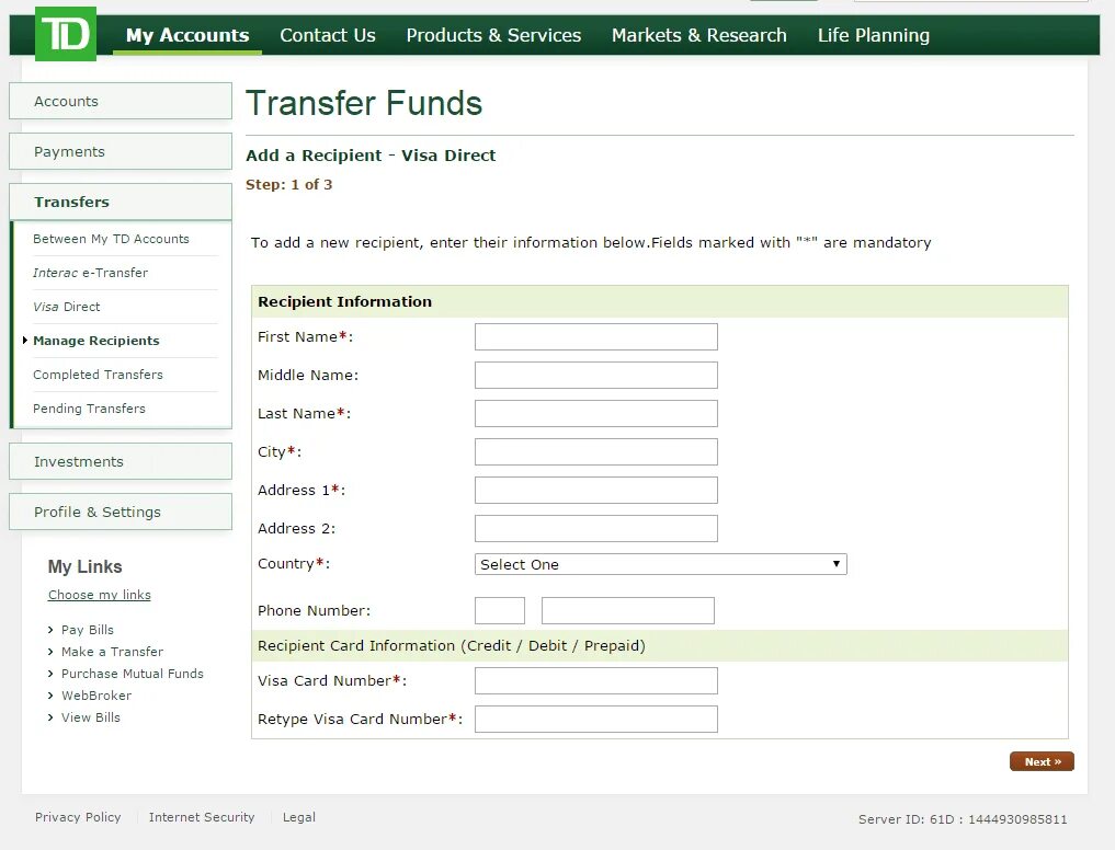 Visa transfer. Visa money transfer карта. Моней трансфер дебит. Bank account number International money transfer. Td Bank Canada Card.