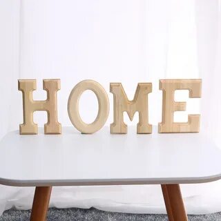 Home буквы