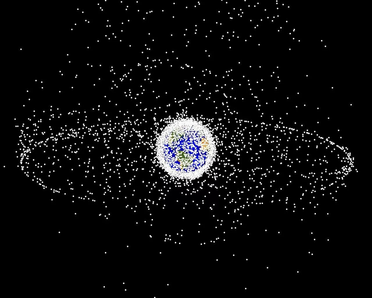 Эффект Кесслера космический мусор. Космический мусор на околоземной орбите. Спутники вокруг земли. Искусственные космические объекты.