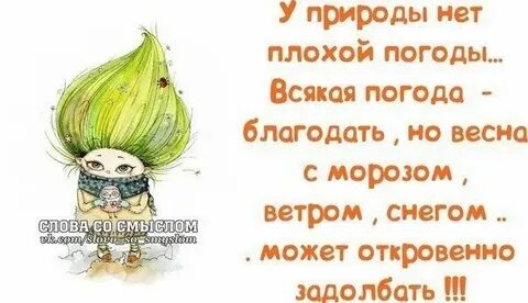 Хорошего не смотря на погоду