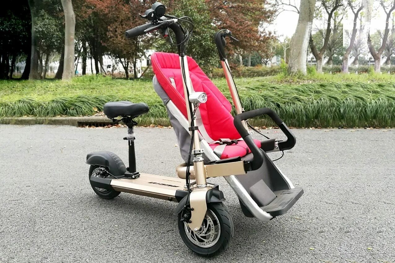 Электросамокат Scooter трехколесный
