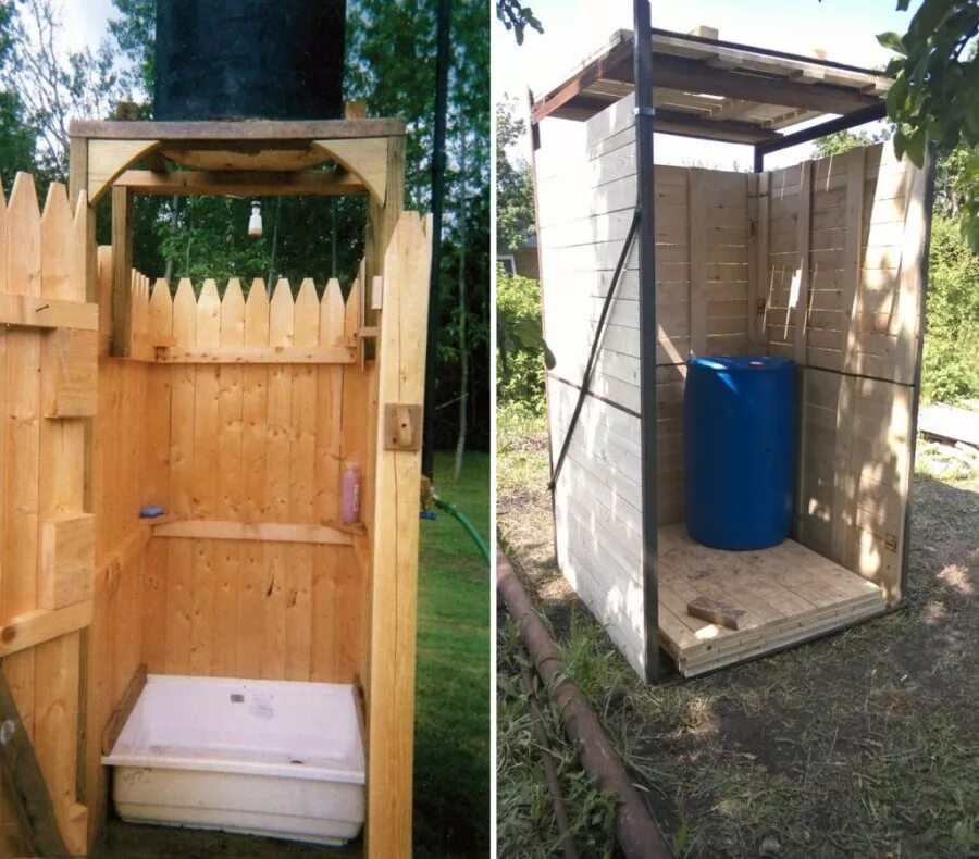 Летний душ из бака: 8 моделей, которые можно сделать своими руками Outdoor showe