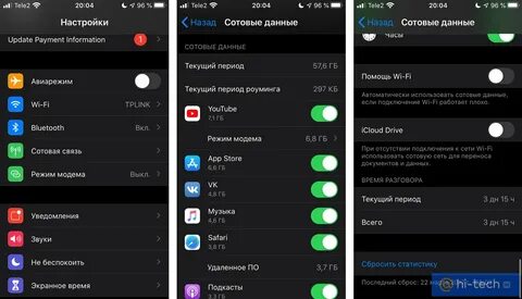 Как включить интернет трафик