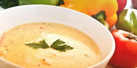 Рецепт крем супа с сыром и курицей
