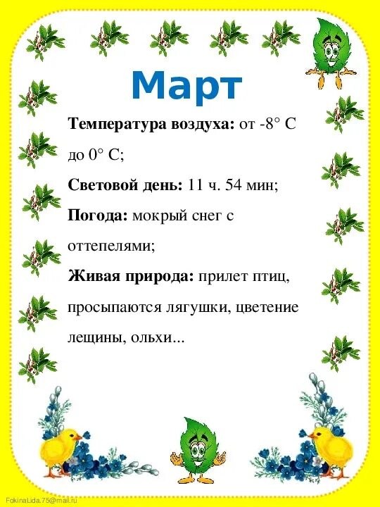Март информация. Весенние месяцы для уголка природы. март уголок природы. загадки про месяца весны.