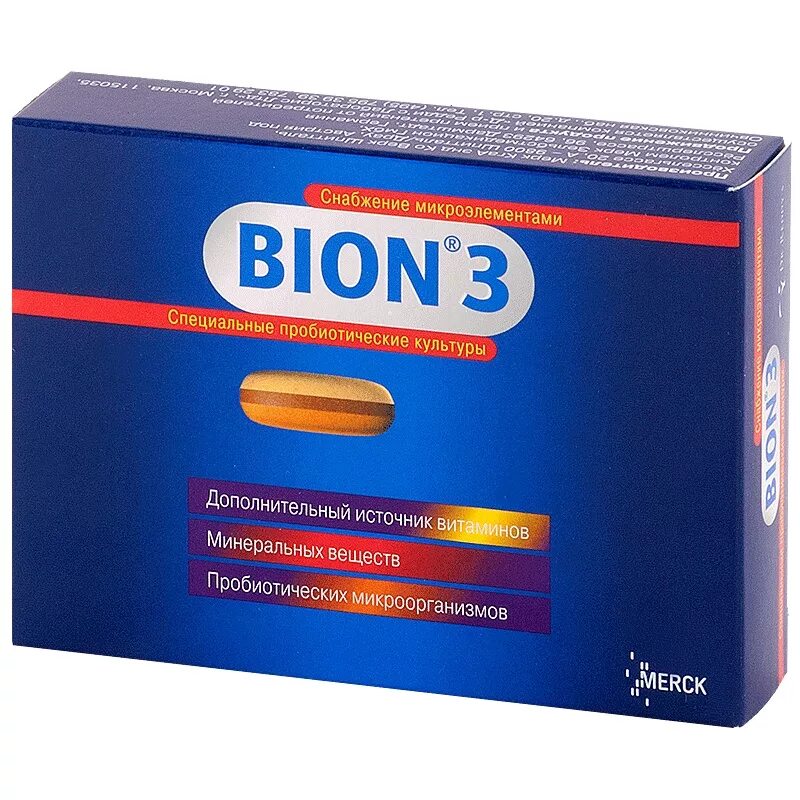 Таблетки бион 3